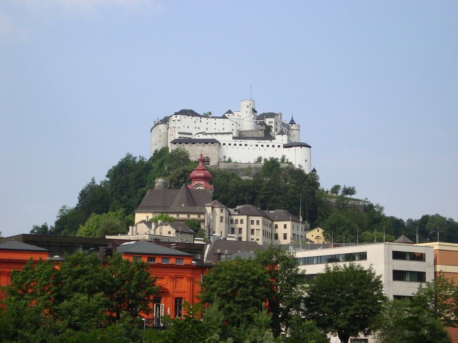 Salzburg and castle Festung Hohensalzburg